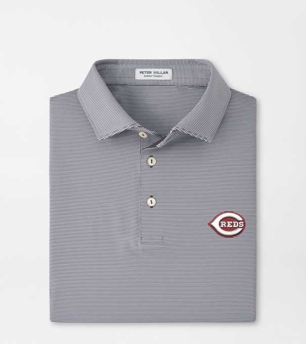 Cincinnati Reds Jubilee Performance Jersey Polo in Iron