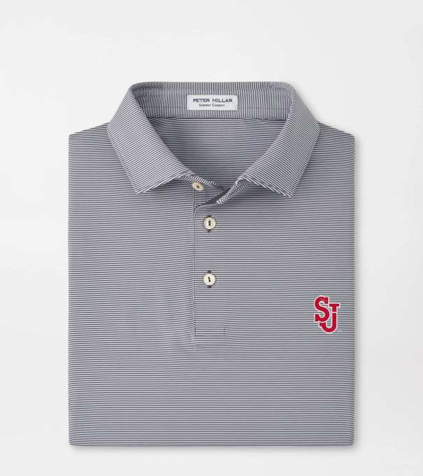 St. Johns University Jubilee Performance Jersey Polo in Iron