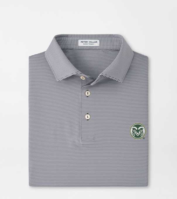 Colorado State Jubilee Performance Jersey Polo in Iron
