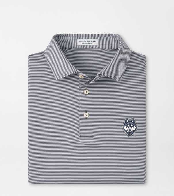 UConn Jubilee Performance Jersey Polo in Iron