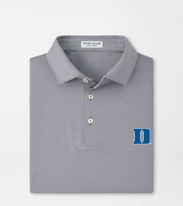 Duke University Jubilee Performance Jersey Polo in Iron
