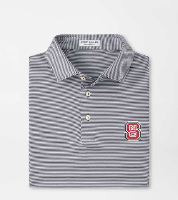 NC State Jubilee Performance Jersey Polo in Iron
