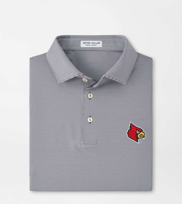 Louisville Jubilee Performance Jersey Polo in Iron