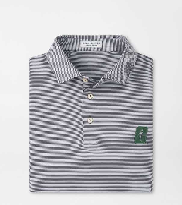 UNC Charlotte Jubilee Performance Jersey Polo in Iron
