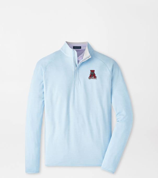 Alabama Vault Stealth Performance Quarter-Zip in Blue Frost