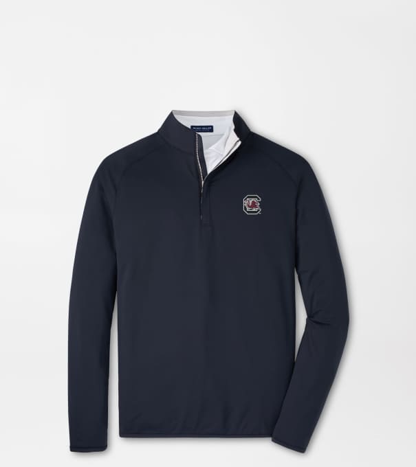 South Carolina Stealth Performance Quarter-Zip in Black