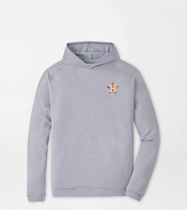 Houston Astros Pine Sugar Stripe Performance Hoodie in Iron