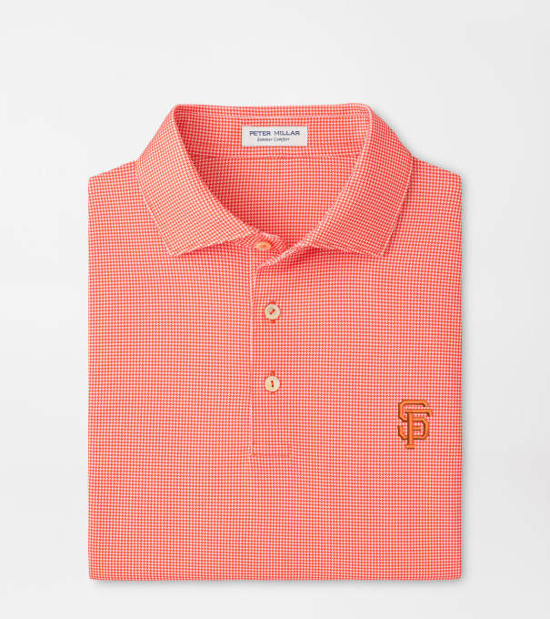 San Francisco Giants Border Performance Jersey Polo in Orange6