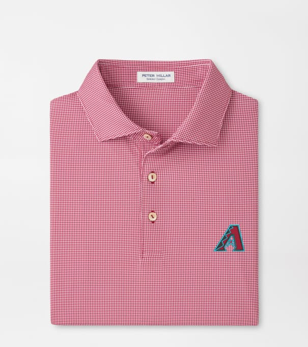 Arizona Diamondbacks Border Performance Jersey Polo in Crimson1