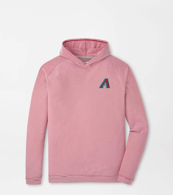 Arizona Diamondbacks Pine Sugar Stripe Performance Hoodie in Crimson1