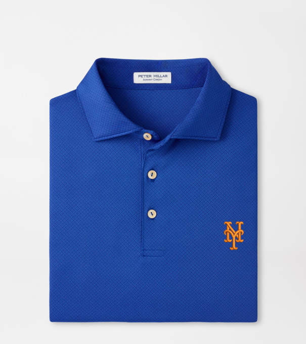 New York Mets Hugo Performance Jersey Polo in Blue3