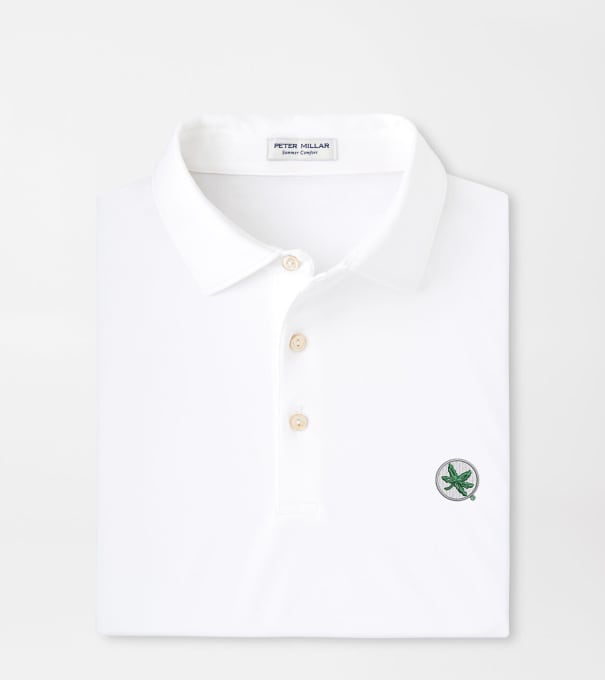 The Ohio State Buckeyes Solid Performance Jersey Polo in White
