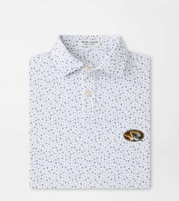 Missouri Buzzer Beater Youth Performance Jersey Polo in White