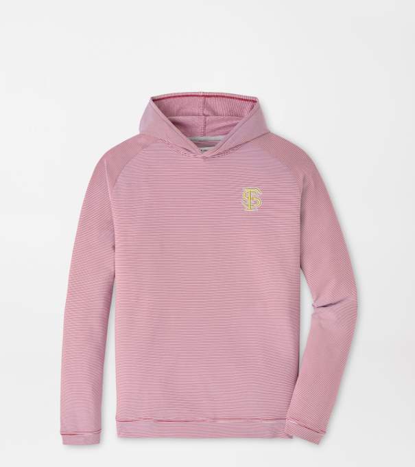 Florida State Pine Sugar Stripe Performance Hoodie in Maroon2