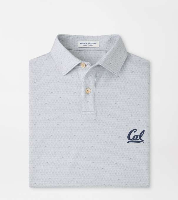University of California Berkeley On The Ball Youth Performance Jersey Polo in British Grey