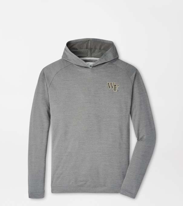 Wake Forest Pine Performance Hoodie in Iron