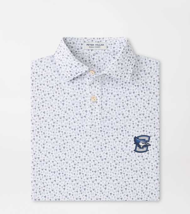 Creighton Buzzer Beater Youth Performance Jersey Polo in White