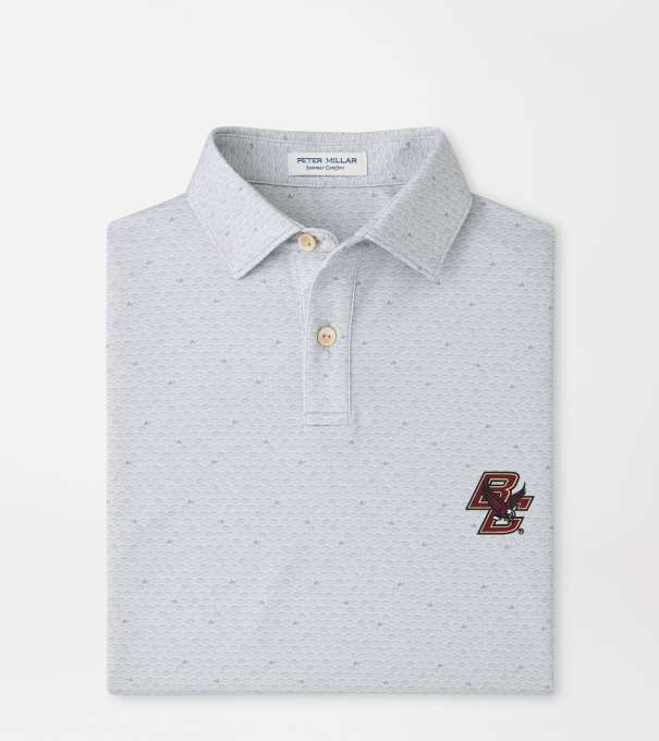 Boston College On The Ball Youth Performance Jersey Polo in British Grey