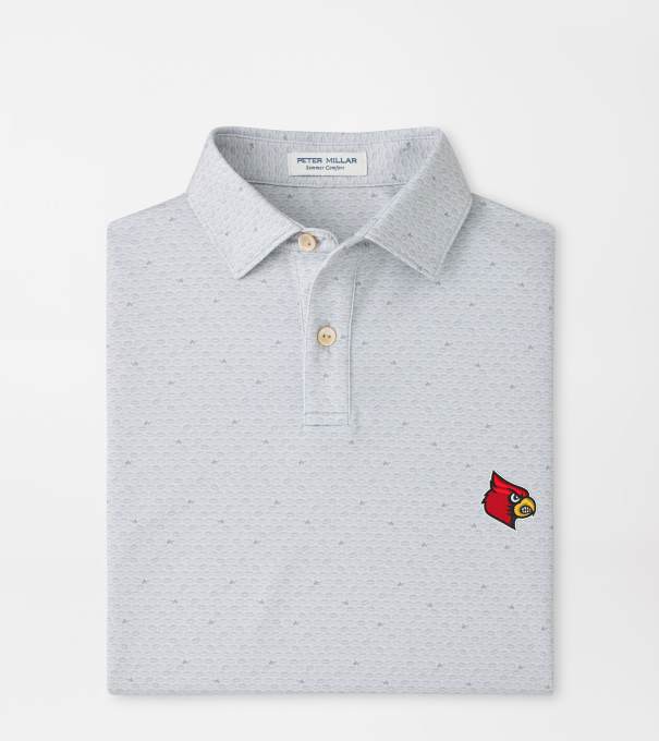 Louisville On The Ball Youth Performance Jersey Polo in British Grey