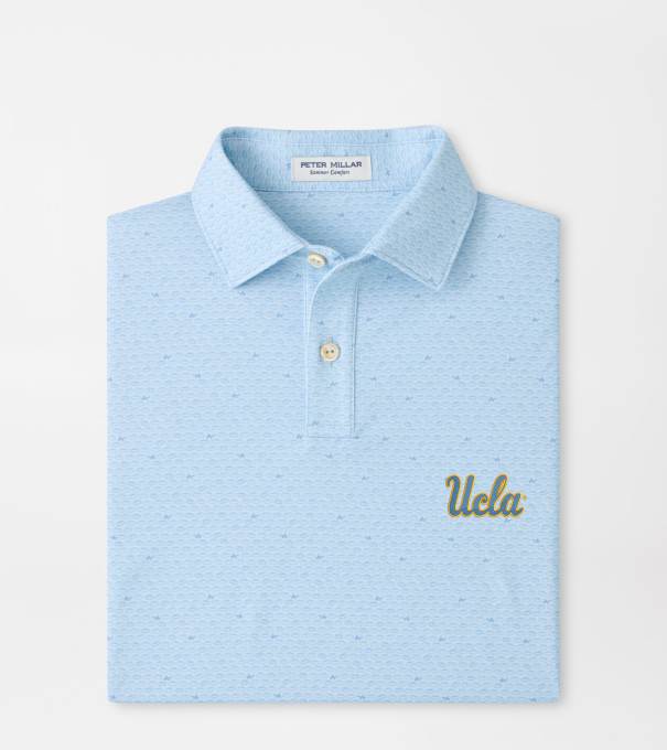 UCLA On The Ball Youth Performance Jersey Polo in PALE BLUE