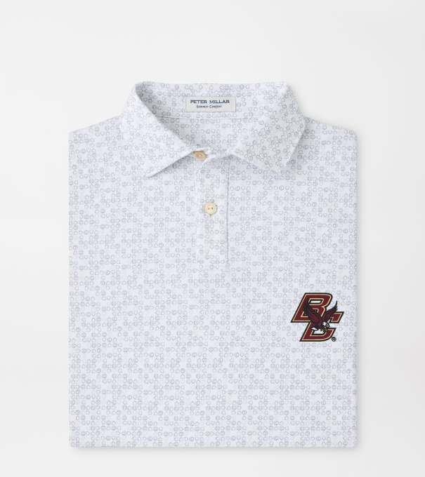 Boston College Bases Loaded Youth Performance Jersey Polo in White
