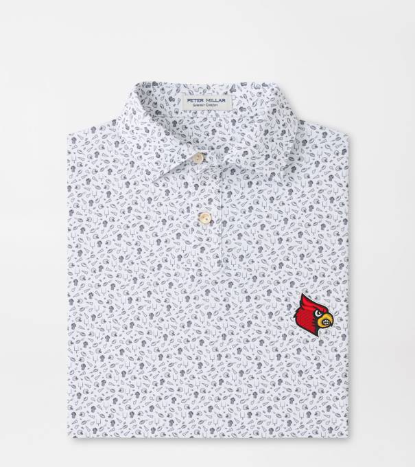 Louisville Kick Off Youth Performance Jersey Polo in Gale Grey