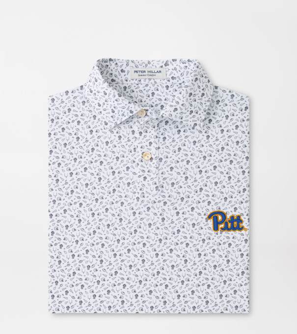 Pittsburgh Kick Off Youth Performance Jersey Polo in Gale Grey