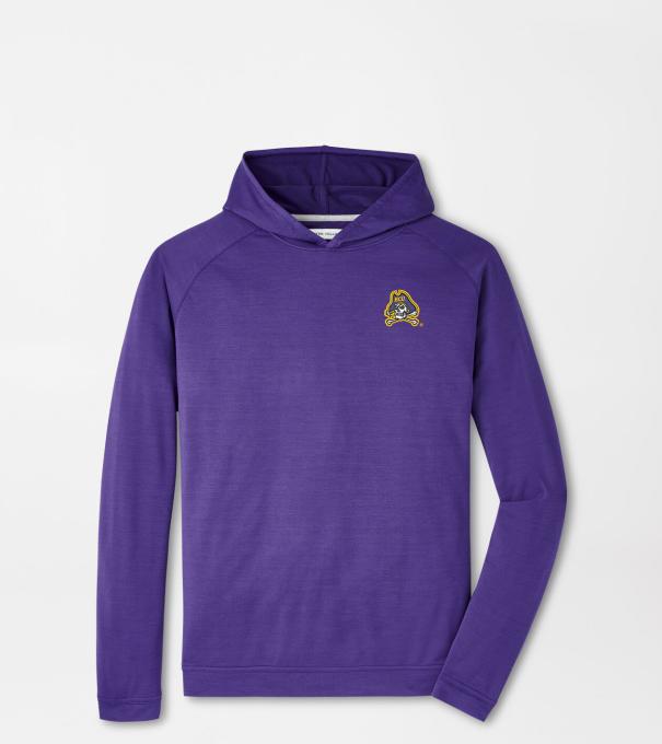 East Carolina University Pine Performance Hoodie in Purple2