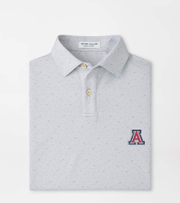 Arizona On The Ball Youth Performance Jersey Polo in British Grey
