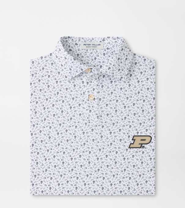 Purdue Kick Off Youth Performance Jersey Polo in Gale Grey