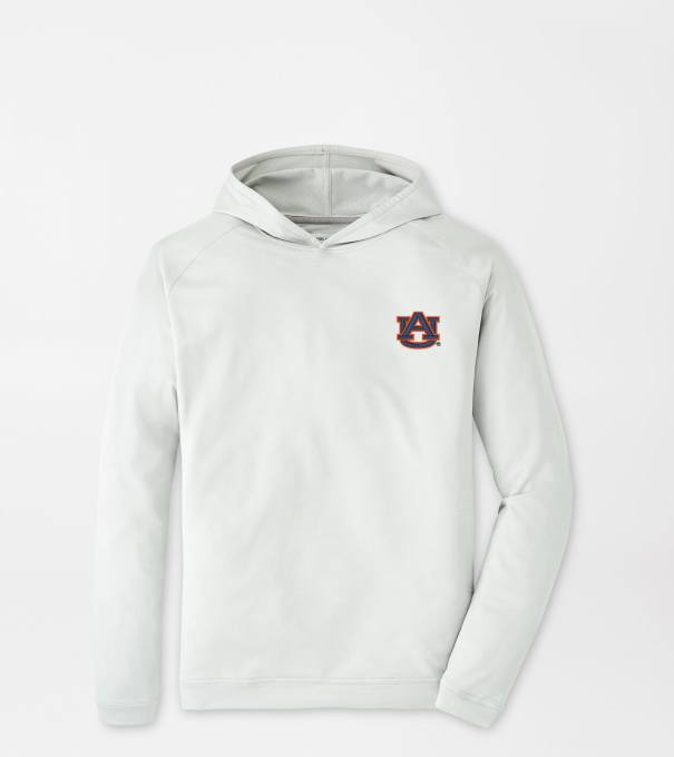 Auburn Pine Performance Hoodie in British Grey