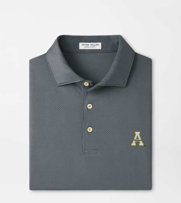 Appalachian State Hugo Performance Jersey Polo in Iron