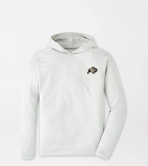Colorado Pine Performance Hoodie in British Grey