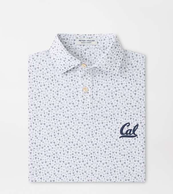 University of California Berkeley Buzzer Beater Youth Performance Jersey Polo in White
