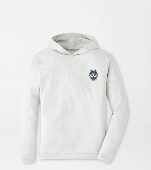 UConn Pine Performance Hoodie in British Grey