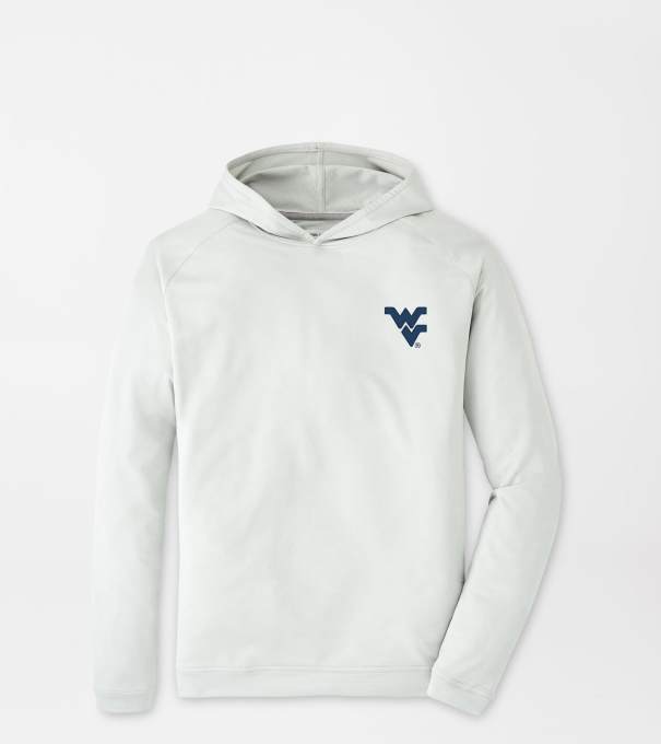West Virginia Pine Performance Hoodie in British Grey