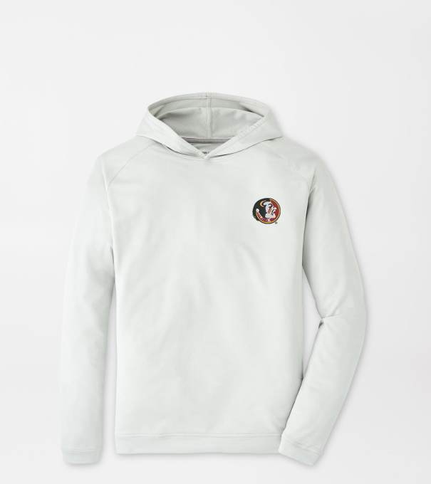 Florida State Vault Pine Performance Hoodie in British Grey