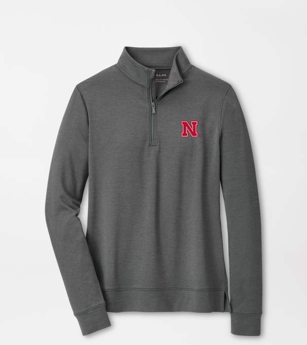 Nebraska Women's Perth Performance Pullover in Iron