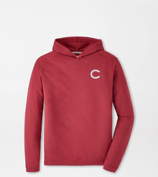 Colgate Pine Performance Hoodie in Maroon2