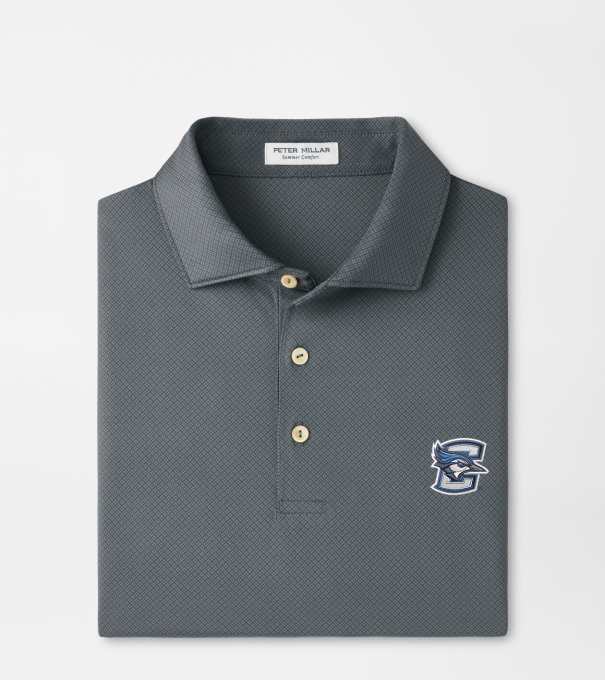 Creighton Hugo Performance Jersey Polo in Iron