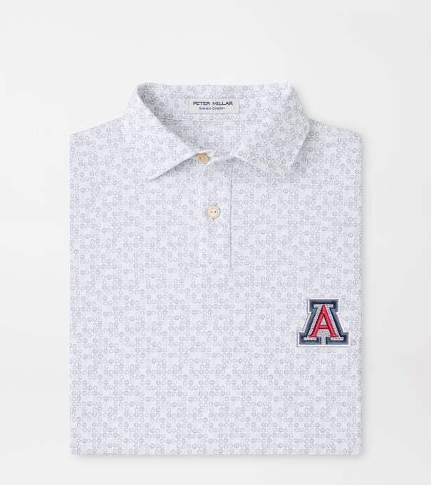 Arizona Bases Loaded Youth Performance Jersey Polo in White
