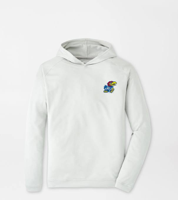 Kansas Pine Performance Hoodie in British Grey