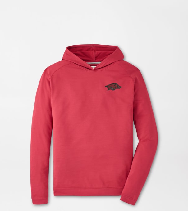 Arkansas Pine Performance Hoodie in Crimson1