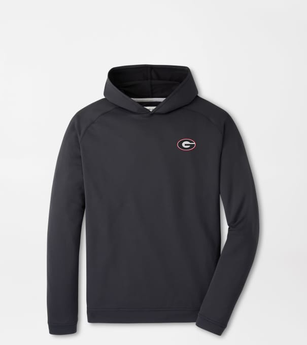 Georgia Pine Performance Hoodie in Black