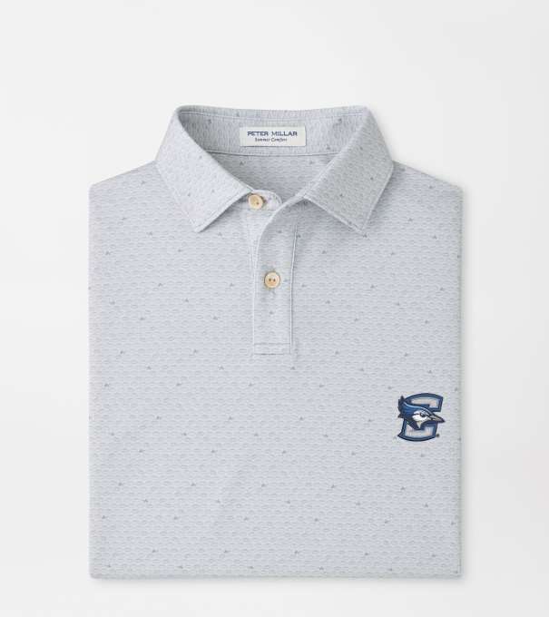 Creighton On The Ball Youth Performance Jersey Polo in British Grey