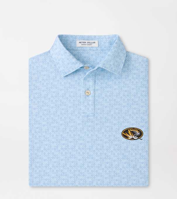 Missouri Bases Loaded Youth Performance Jersey Polo in PALE BLUE