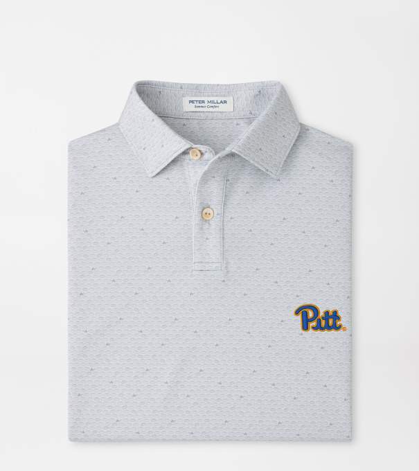 Pittsburgh On The Ball Youth Performance Jersey Polo in British Grey