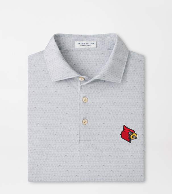 Louisville On The Ball Performance Jersey Polo in British Grey