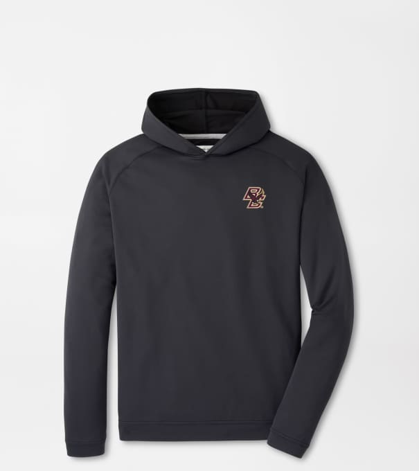 Boston College Pine Performance Hoodie in Black
