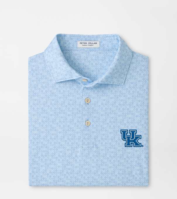 Kentucky Bases Loaded Performance Jersey Polo in PALE BLUE